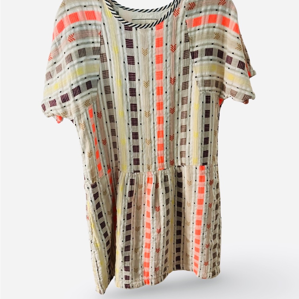 Ace & Jig Multicolor 100% Cotton Striped Dress w/pockets